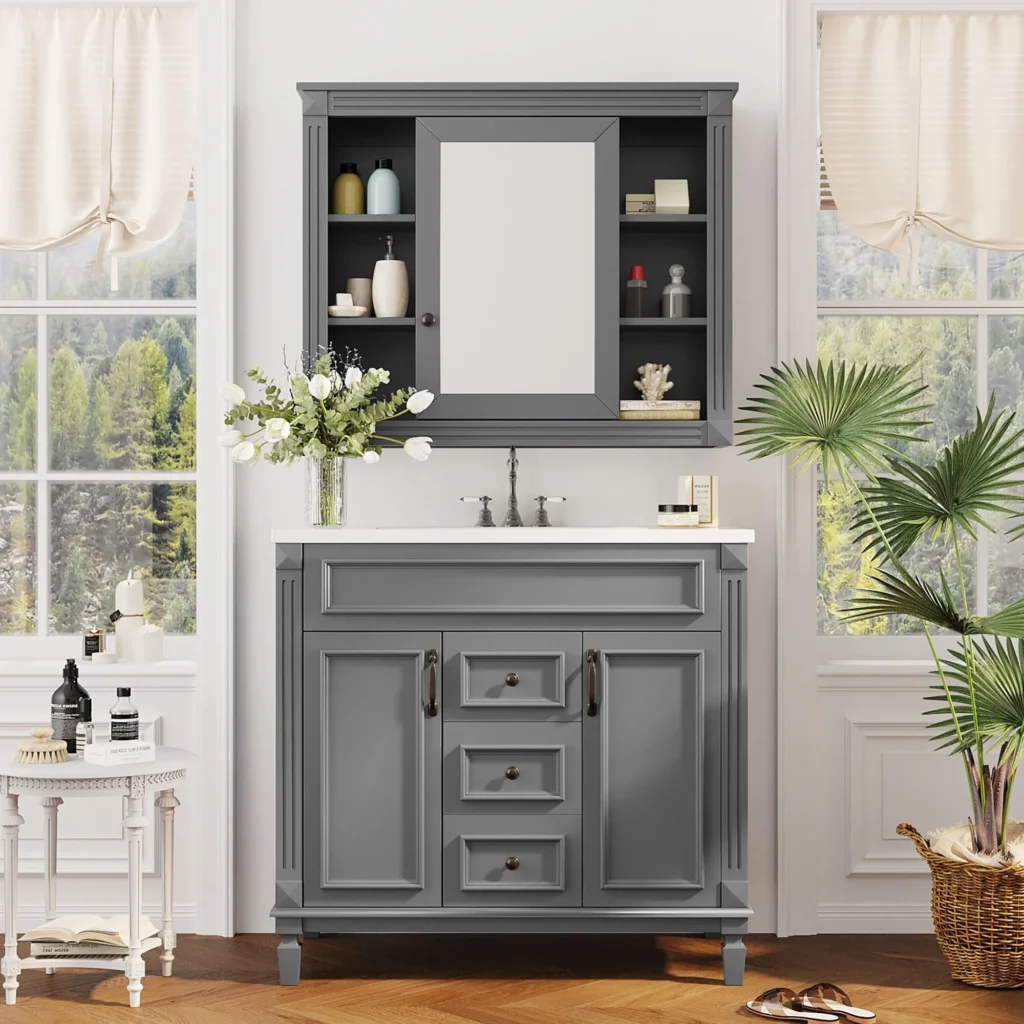 Design harmony: Matching a 33 or 36 inch sink with cabinetry and décor