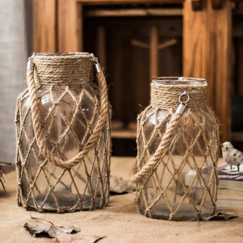 Design Ideas: Styling DIY Decorative Jars with Rope in Every Room