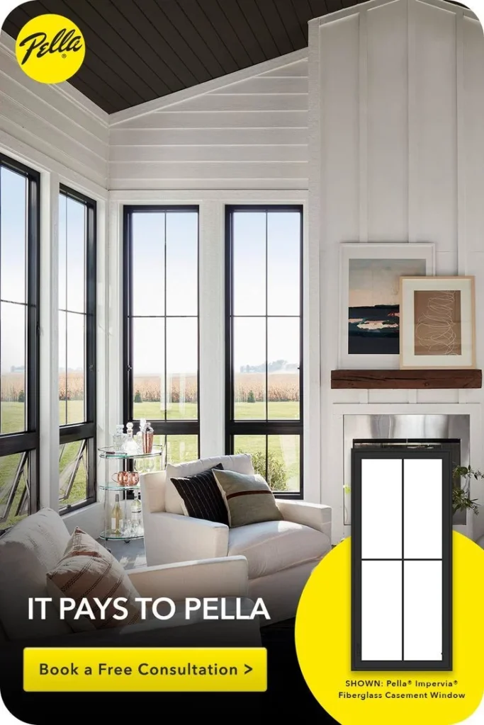 Design Scenarios: How pella vs champion windows Influence Room Aesthetics