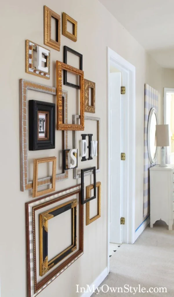 Designing a Cohesive Gallery Wall Using Wooden Frames
