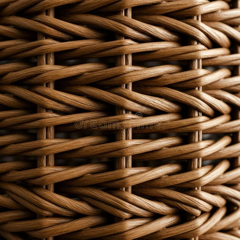 Designing a cohesive layout with woven baskets