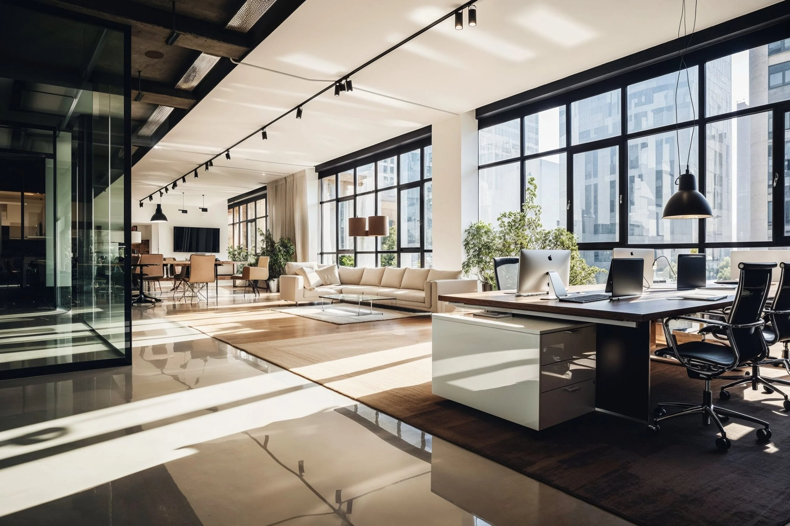 Designing the Layout: Foundation of Clean Modern Office Setup Ideas