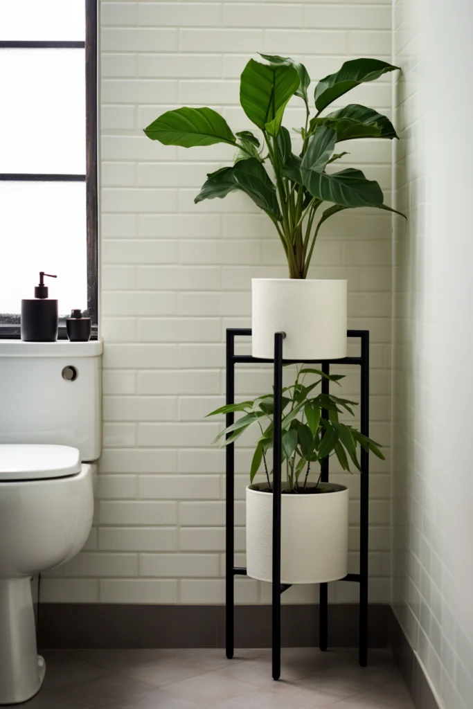 Designing with Containers: How Pots and Planters Shape Bathroom Décor with Plant Accents