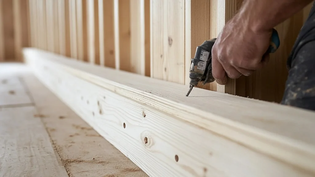 Detaching the First Row of Shiplap