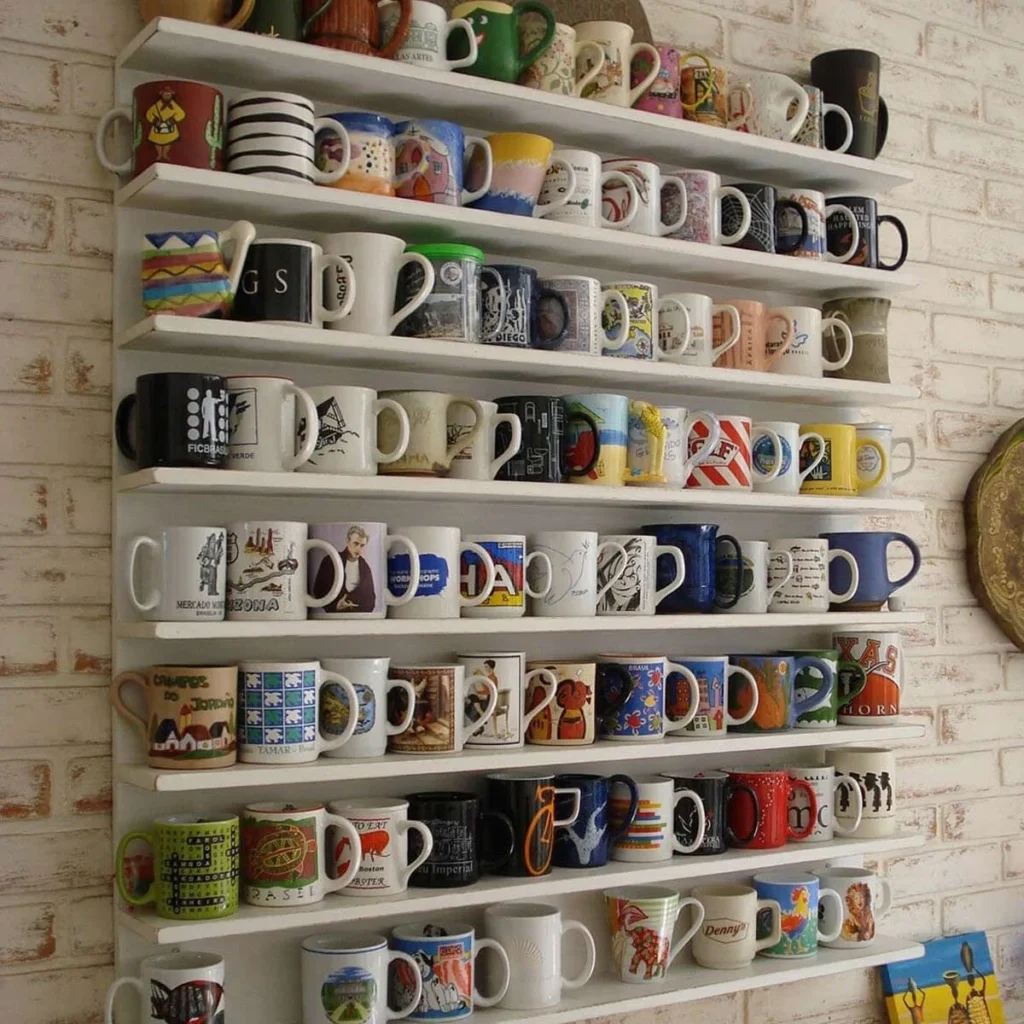 Display strategies that turn mugs into décor statements