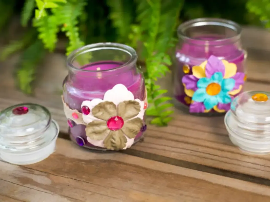 DIY candle jar decoration ideas for Small Spaces