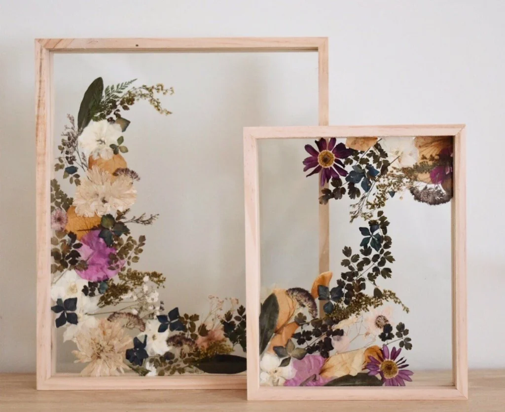DIY décor with dried flower frames – Choosing the Right Frame