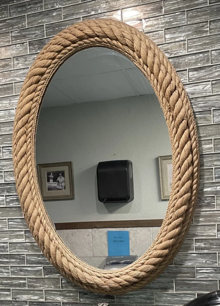 DIY decorative mirror using rope – Materials and Tools