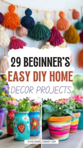 DIY home décor projects for beginners: Getting started with confidence