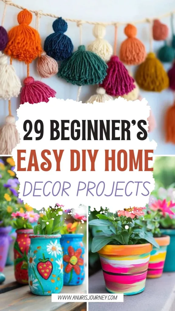 DIY home décor projects for beginners: Getting started with confidence