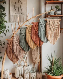 DIY macrame wall décor ideas for a Modern Living Room