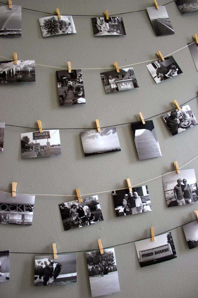 DIY photo wall decoration ideas