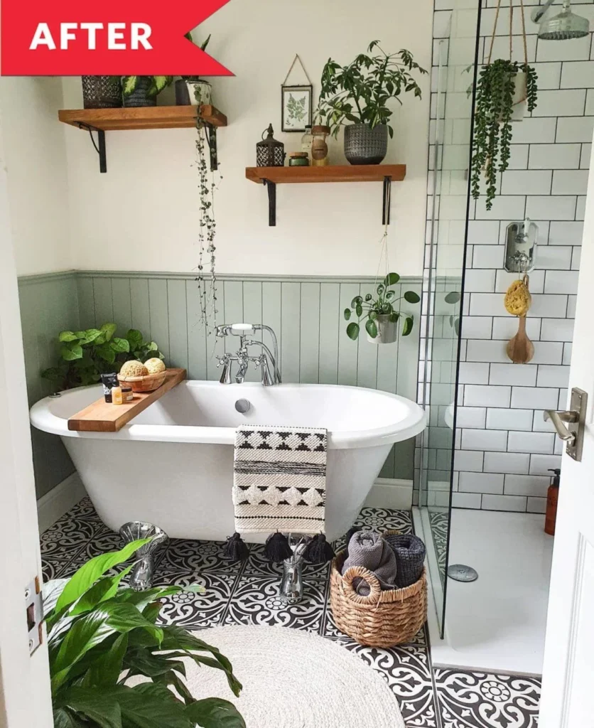 DIY plant décor inspiration: Bathroom Oases
