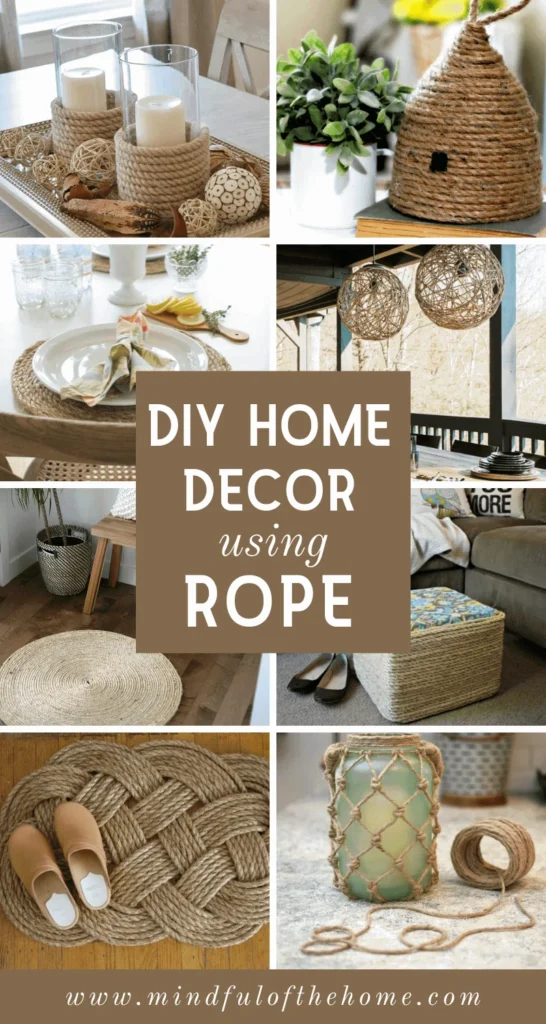DIY rope décor ideas for the Bathroom: Durable Style that Withstands Moisture