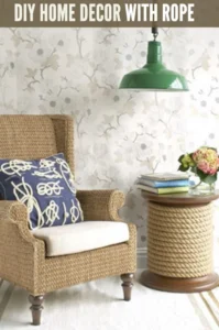 DIY rope décor ideas for the Living Room: Cozy Accents that Command Attention
