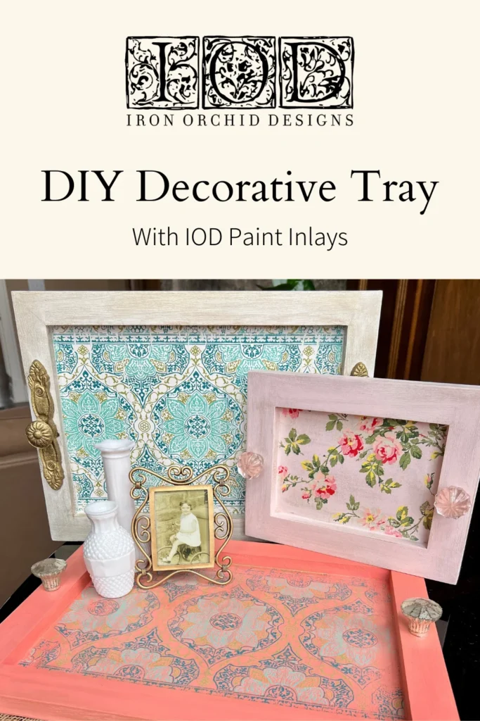 DIY tray decoration with paint: Getting Started