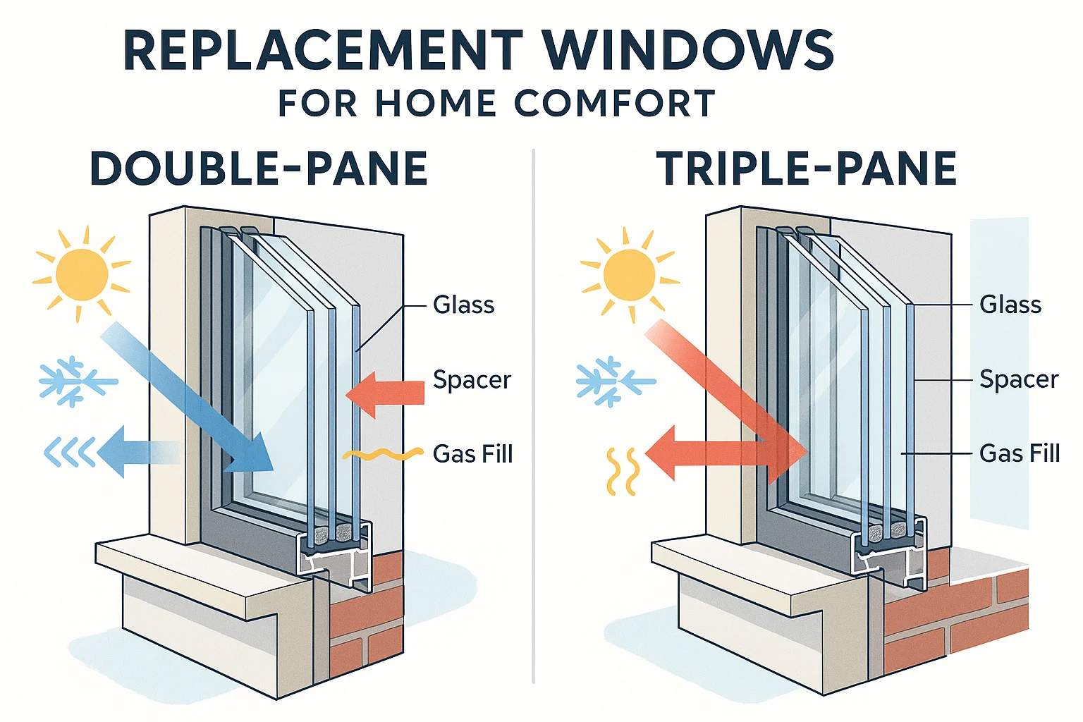 Double Pane vs Triple Pane Windows Ultimate Comfort Battle: Understanding the Basics