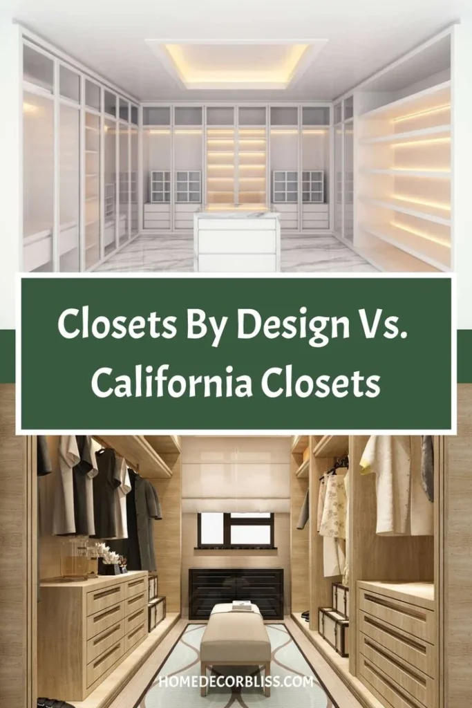 easy closets vs california closets decoding the closet dilemma: Core Differences