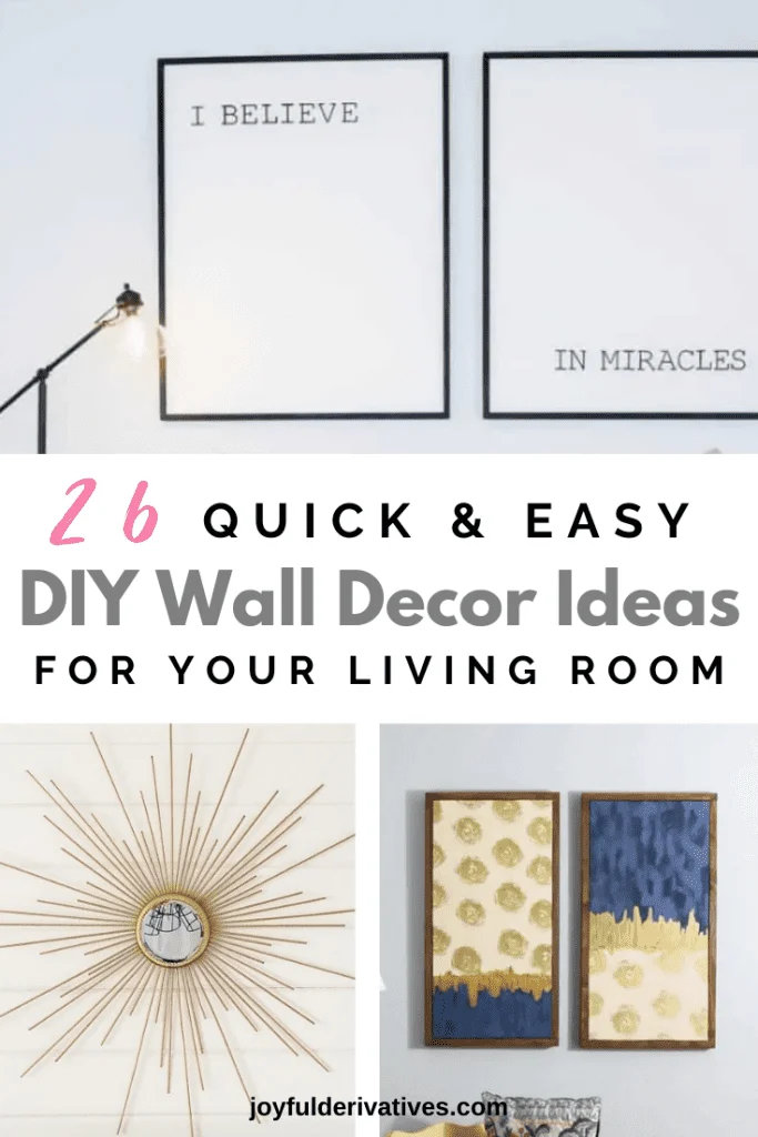 Easy DIY Home Décor Ideas for a Statement Wall