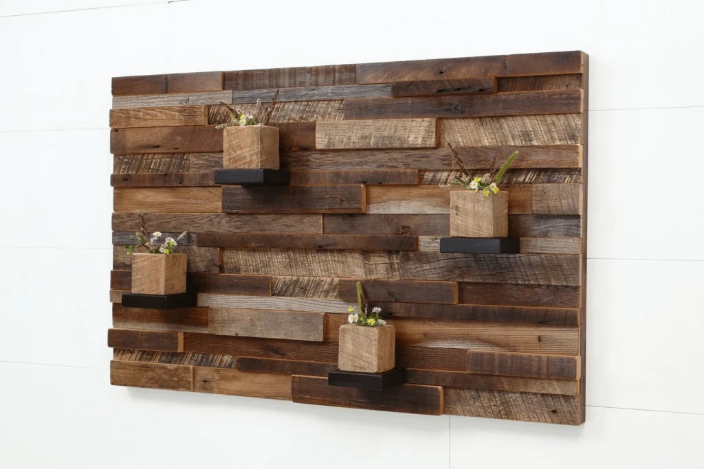 Easy Handmade Wall Décor Ideas Using Reclaimed Wood