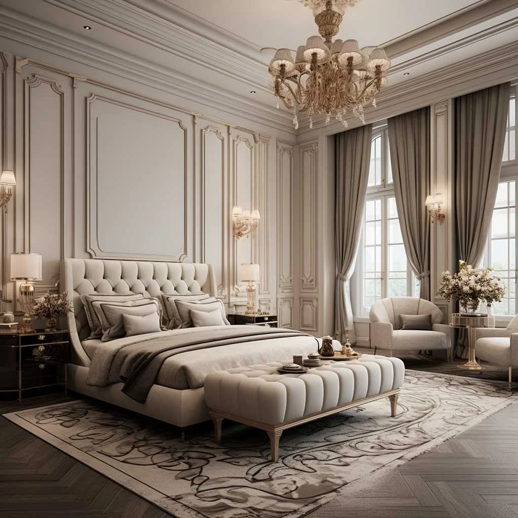 Elegant Bedroom Décor Ideas: Furniture Arrangement for Flow