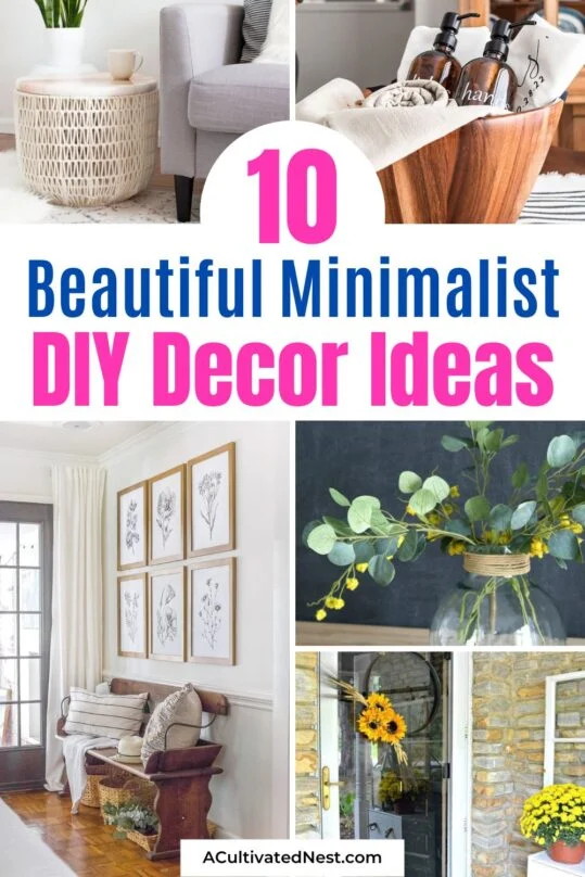 Essential DIY Projects for a Minimalist Look