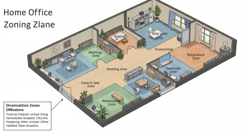 Functional Arrangements for Different Office Zones