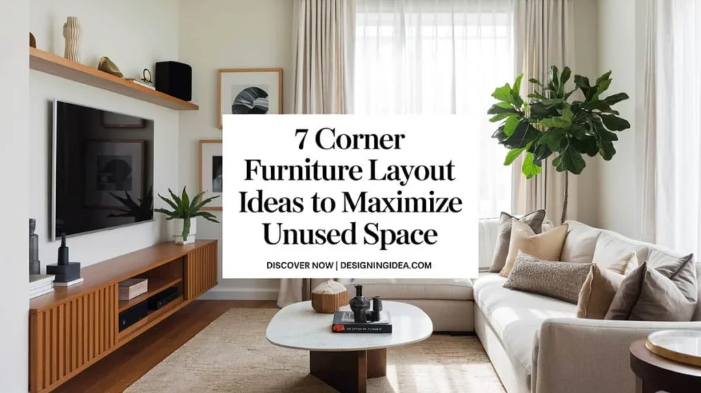 Furniture Choices that Maximize Corner Space