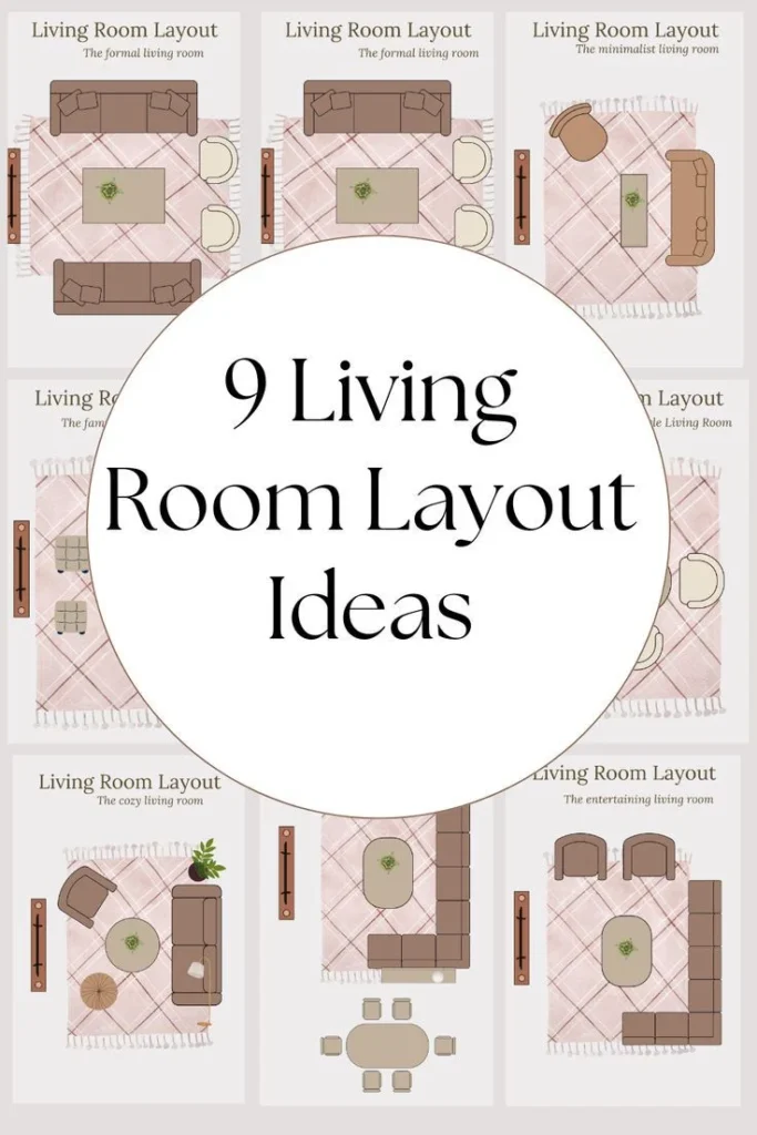 Furniture Placement for Simple Modern Living Room Layout Ideas