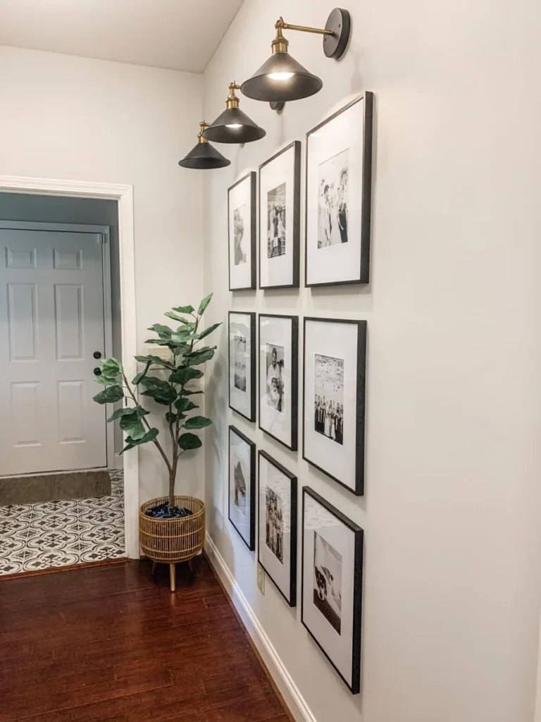 Gallery Walls: A Classic Way to Showcase Hallway Wall Décor Ideas