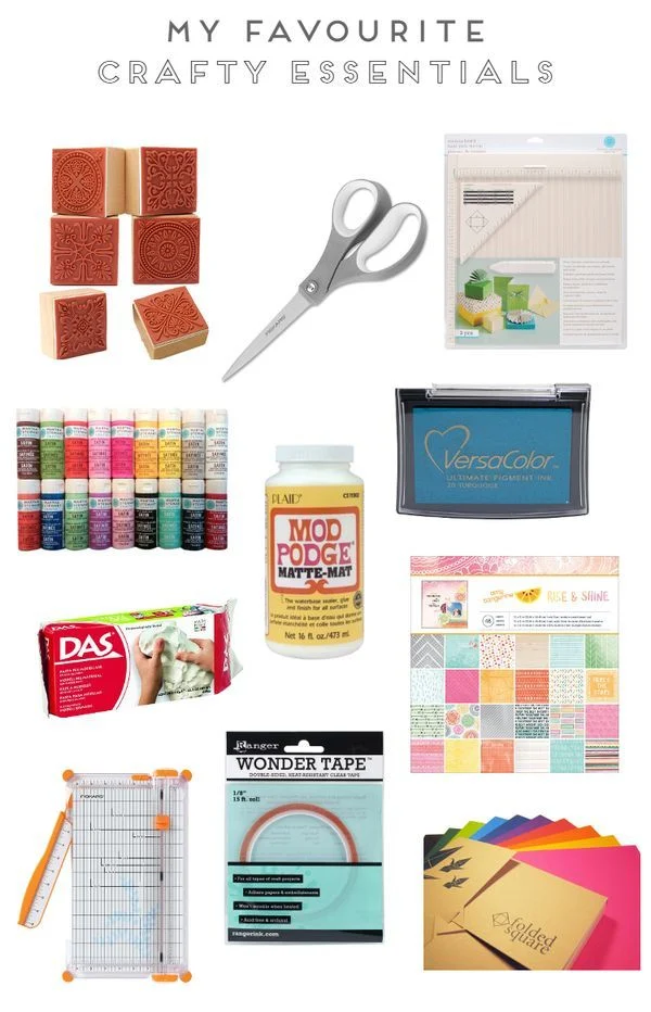 Gathering Essential Supplies for How to Decorate Envelopes at Home
