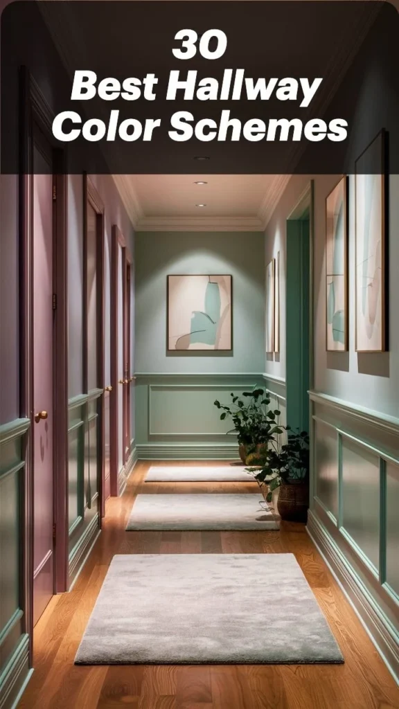 hallway décor ideas: Choose the Right Color Palette