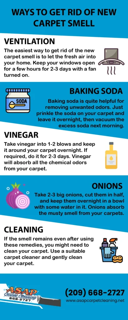 how long does new carpet smell last?