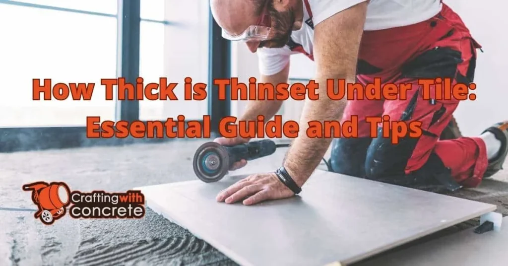 How Thick Is Thinset Under Tile: Recommended Measurements for Different Situations