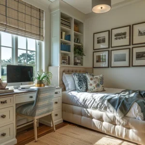How to Decorate a Home Office Guest Bedroom: Layout Basics