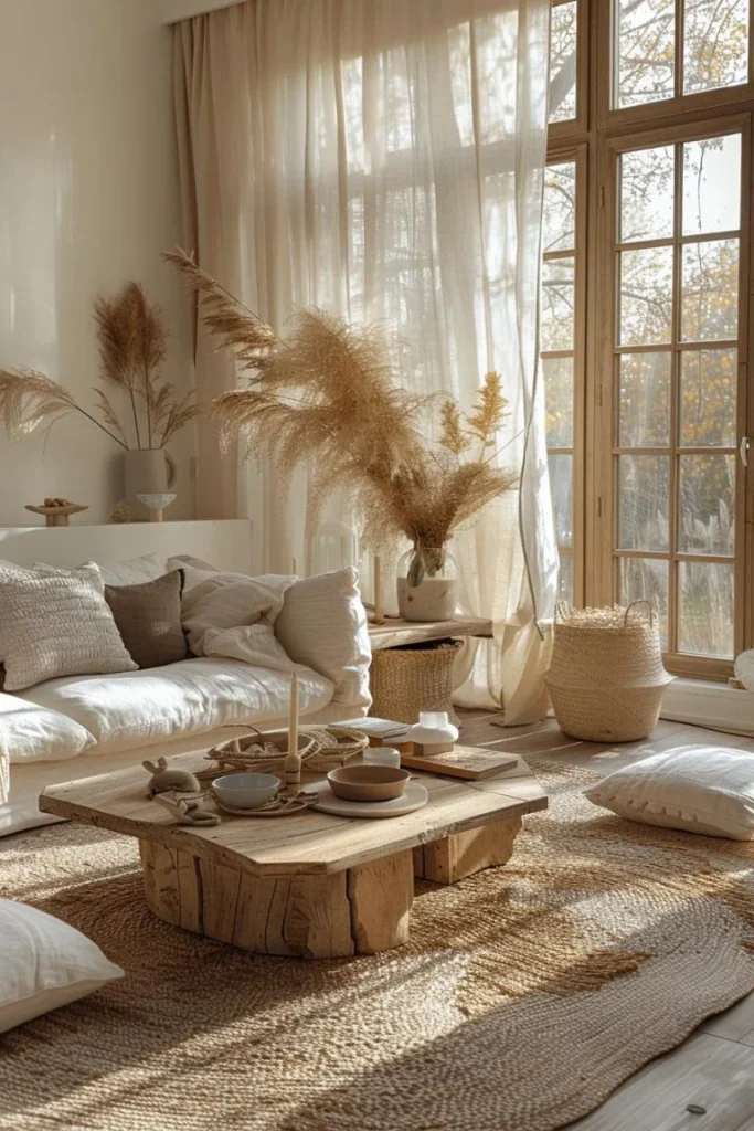 Incorporating linen textiles in the living room
