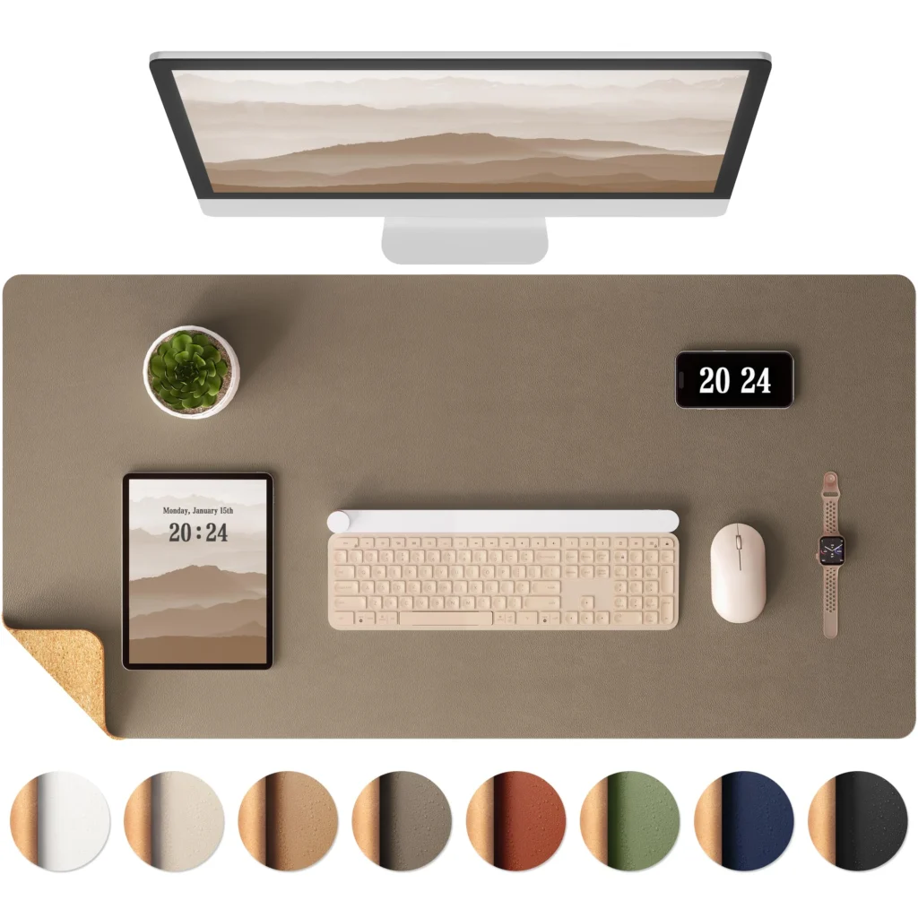Integrating Neutral Desk Mats with Other Office Elements