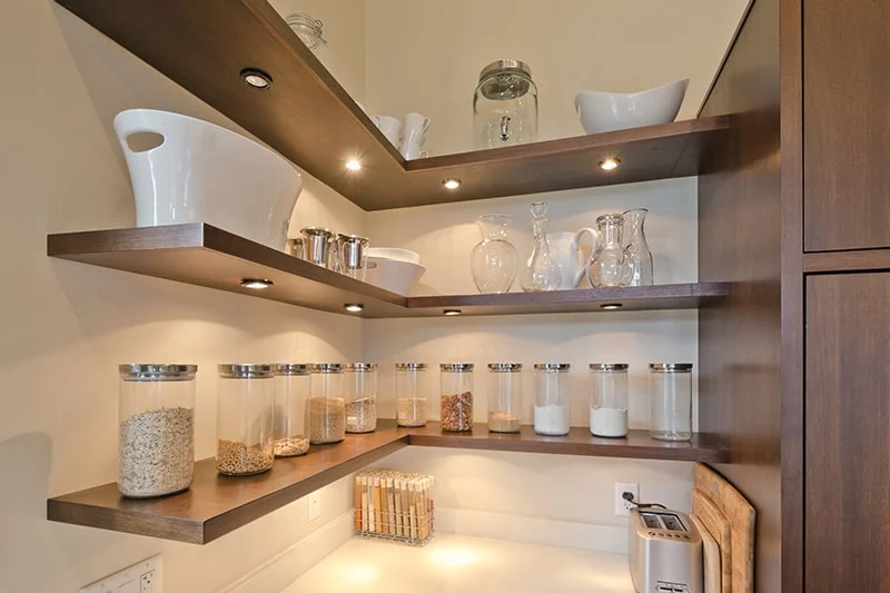 Integrating rack shelves into your kitchen décor with simple rack shelves