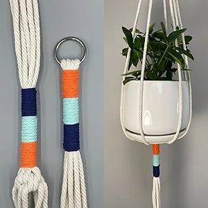 Integrating Rope Plant Holders into Different Rooms