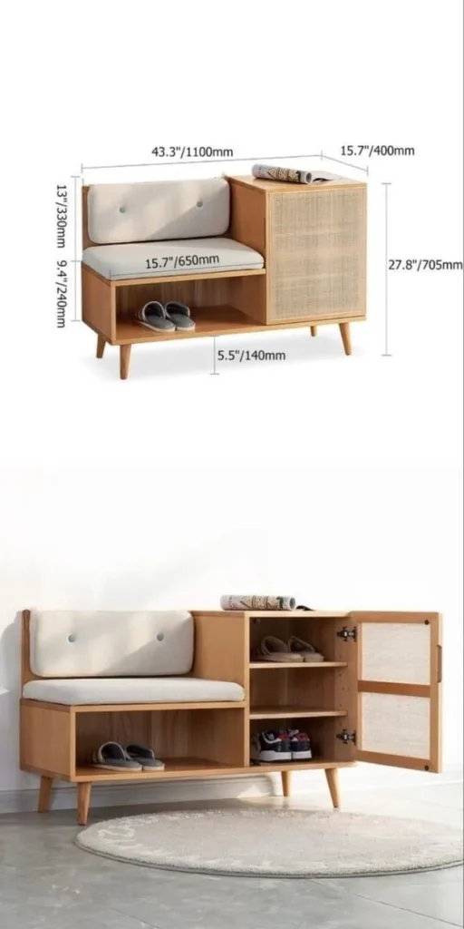 Integrating the Shoe Rack with Existing Furniture