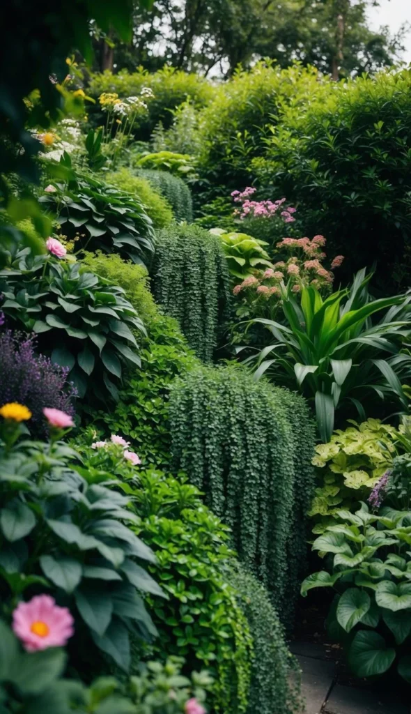 Layered Greenery: Combining Different Heights and Textures