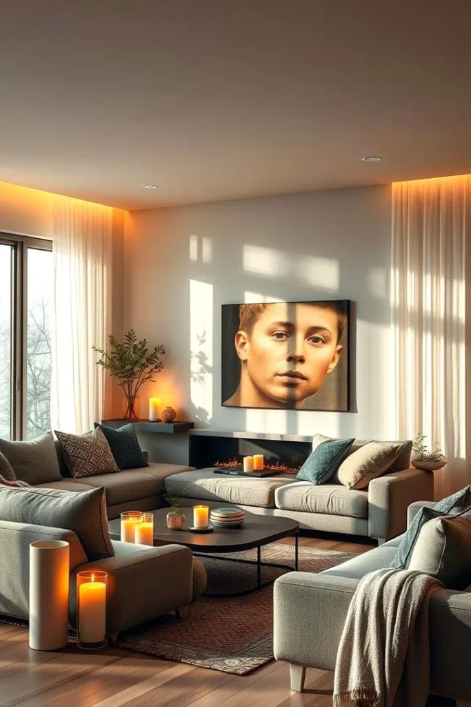 Layering Light: Combining Candles with Ambient Fixtures