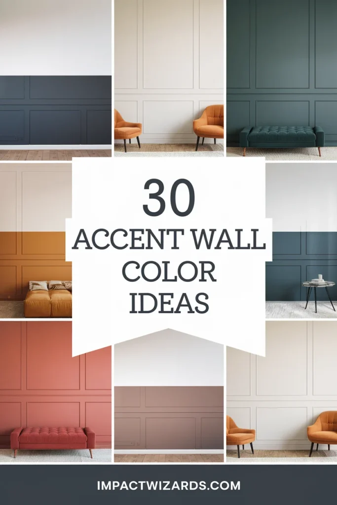 Light Colors and Strategic Accent Walls