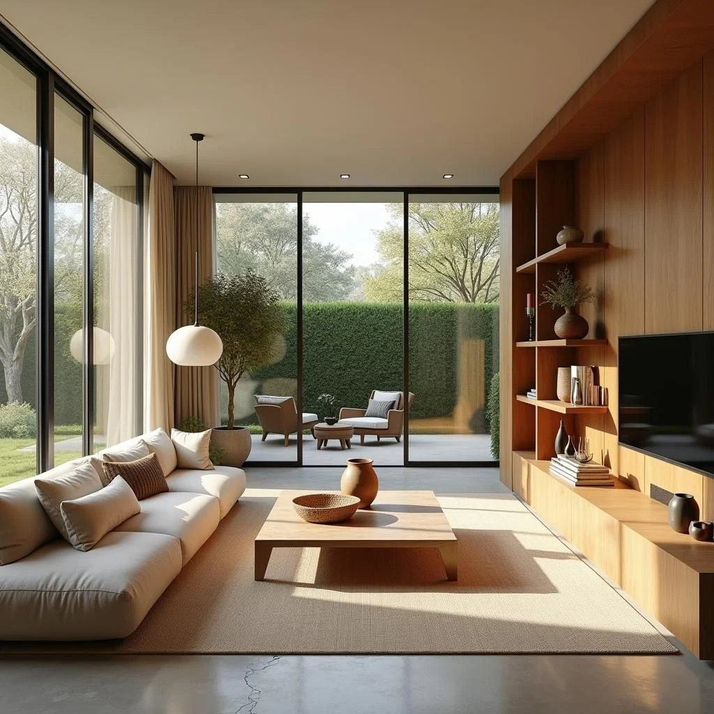 Living Room: Embracing Nature in Your Central Gathering Space