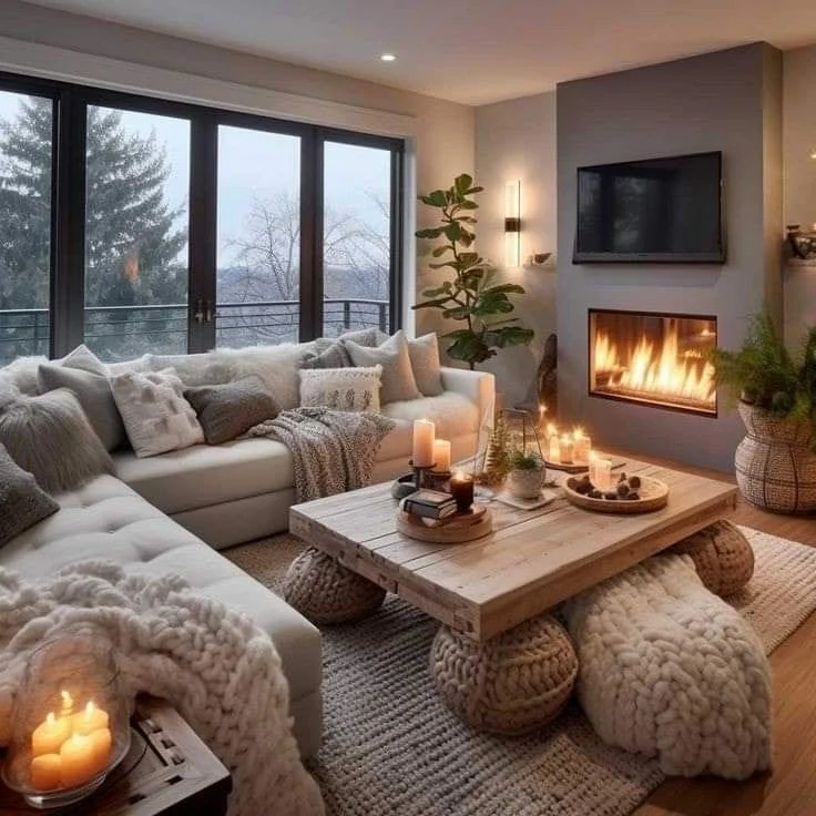 Living Room Spaces: Creating a Warm Gathering Area
