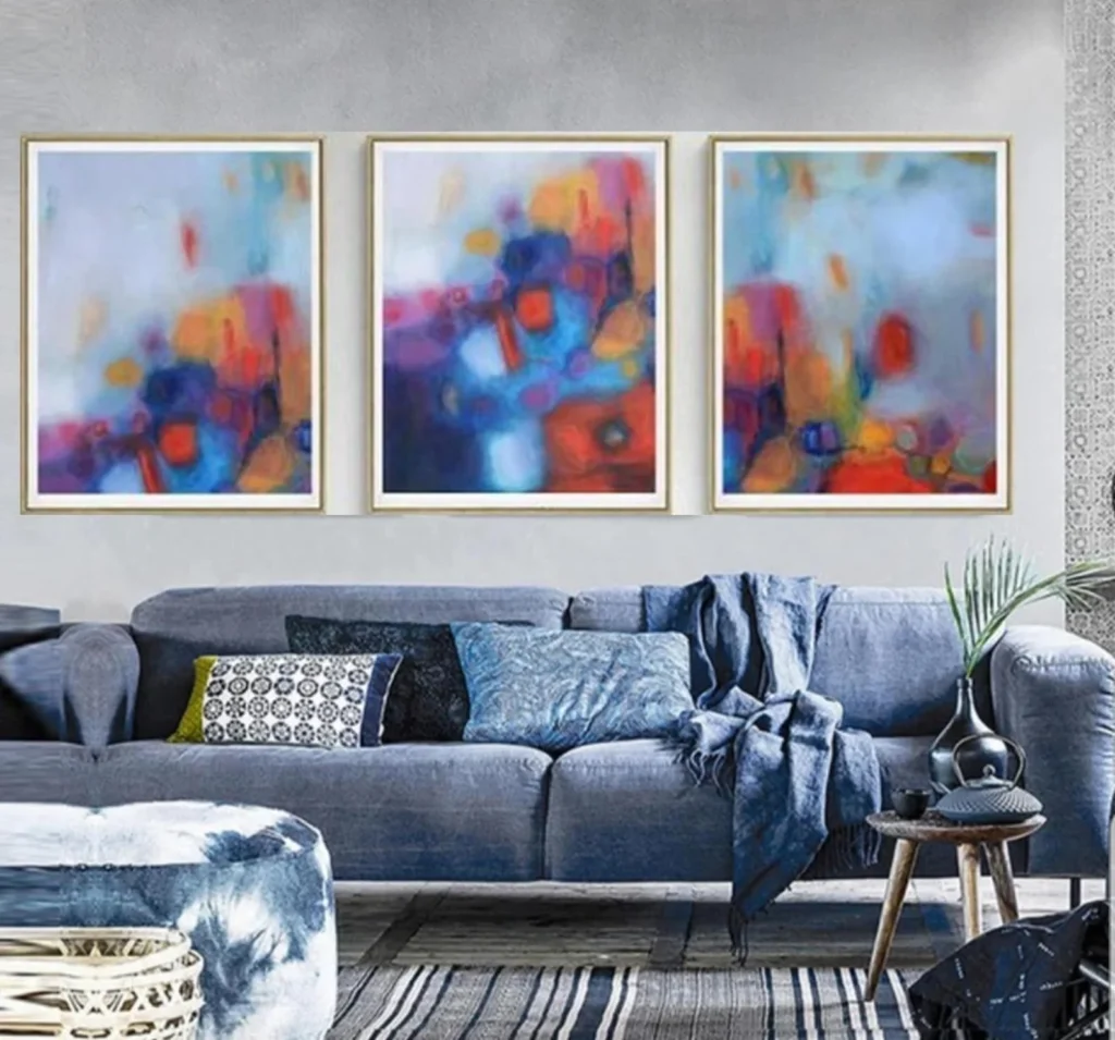 Living Room Wall Art Set Ideas: Triptych and Multi‑Panel Displays