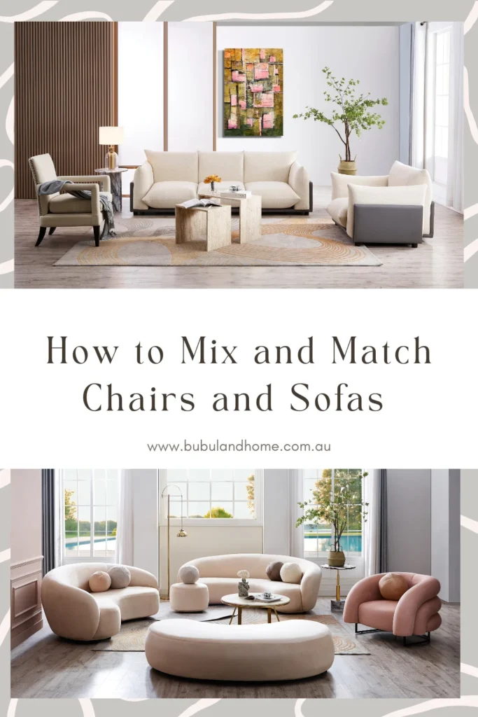 Matching chair design with modern home décor