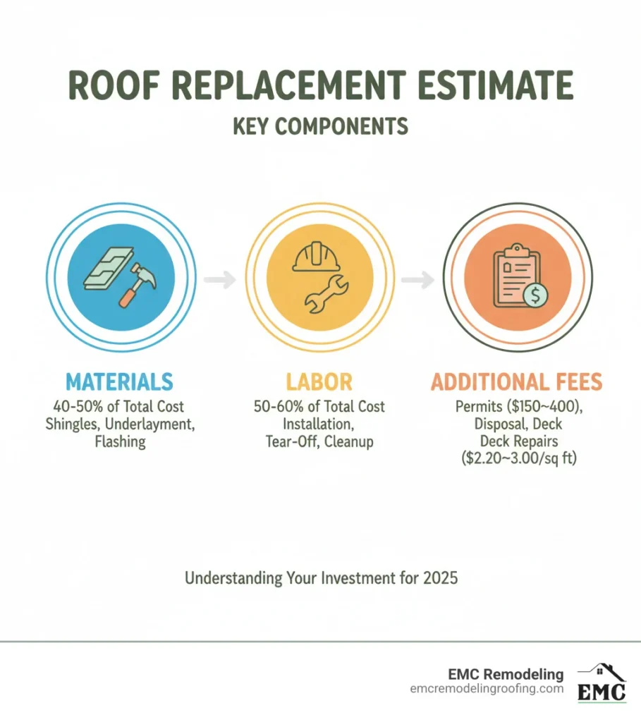 Material Costs: Shingles, Underlayment, and Flashing