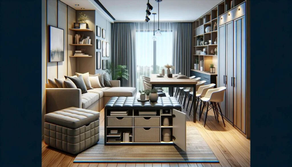 Maximize Layout with Multi‑Functional Furniture