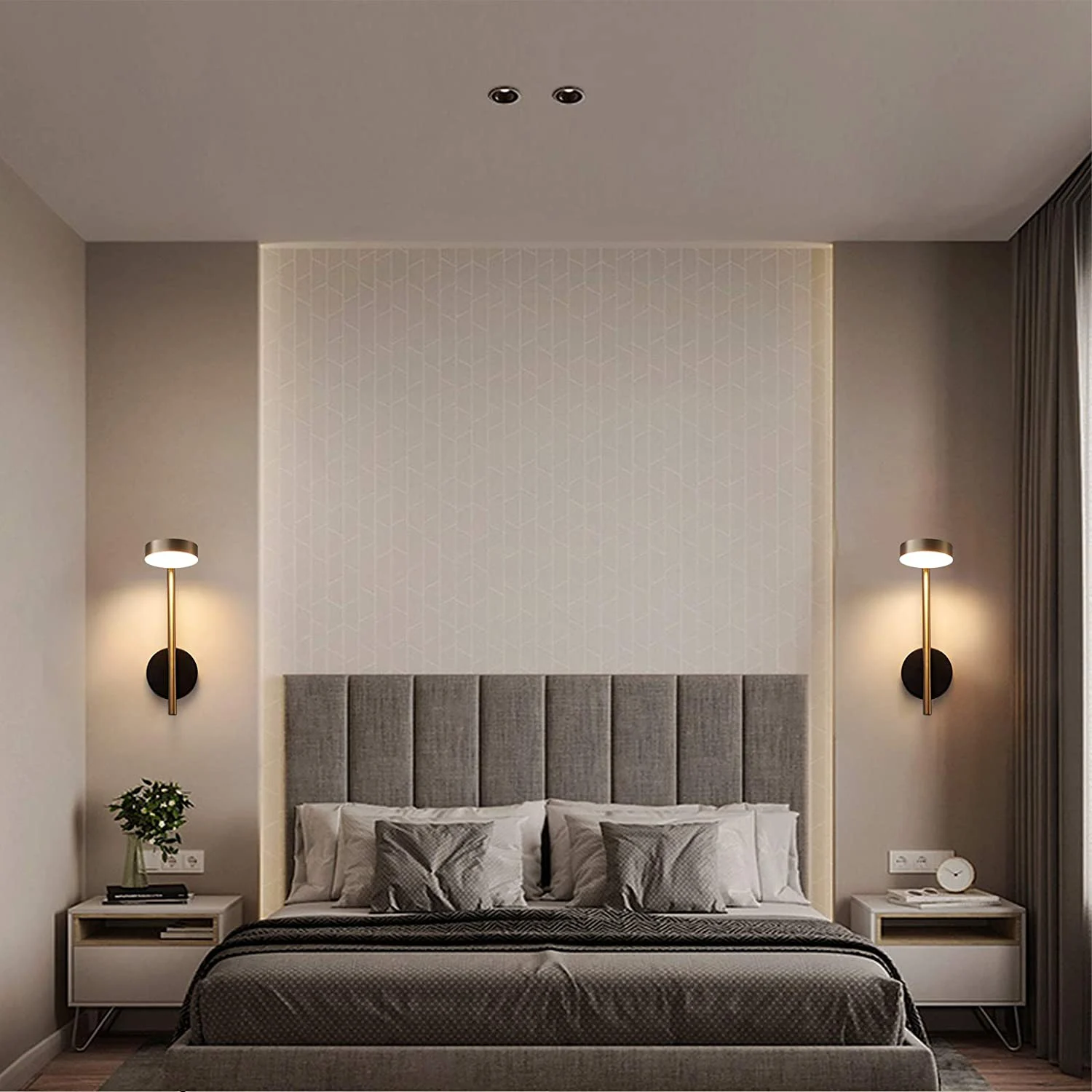 Minimal Bedroom Bedside Lighting Ideas: Wall‑Mounted Sconces